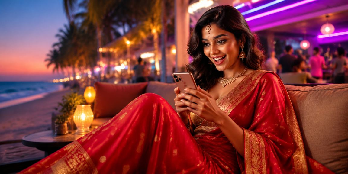 Player happily registering for online gaming in India