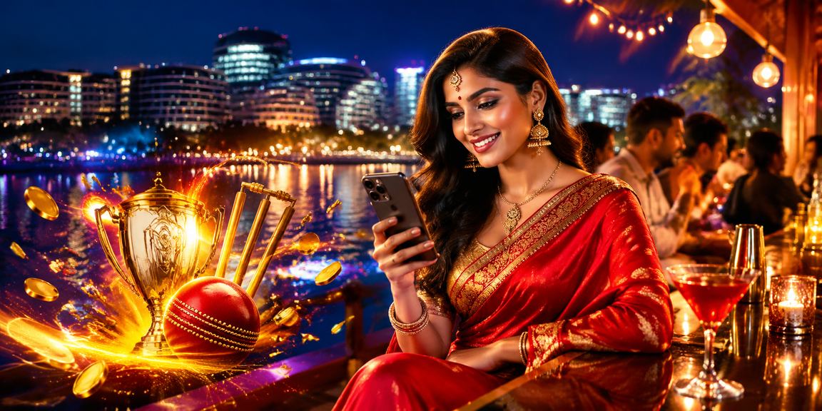 Player engaging responsibly with cricket betting app in India